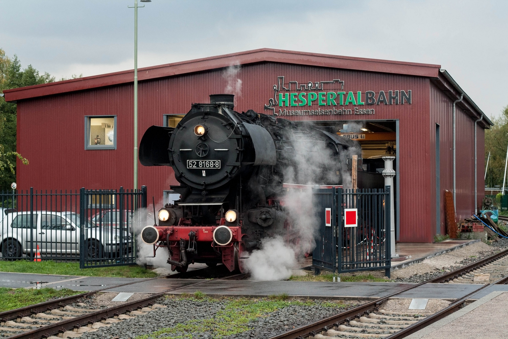 Drehaufnahmen auf der Hespertalbahn