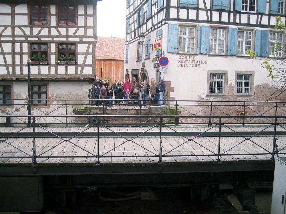 Drehbrücke auf der Ill in Strassburg