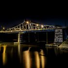 Drehbrücke im Hafen von Krefeld Linn