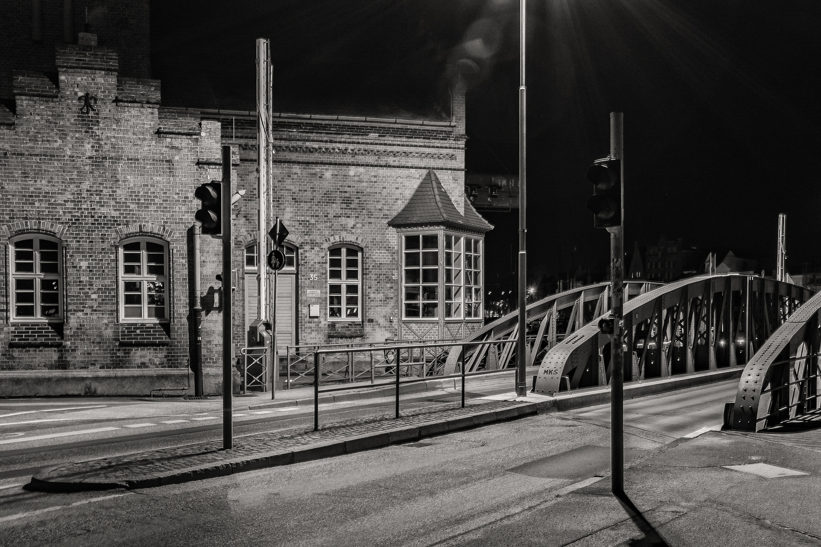 Drehbrücke in Lübeck