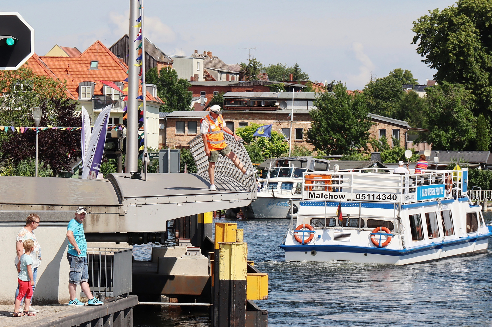 Drehbrücke in Malchow