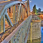 Drehbrücke Linn in HDR