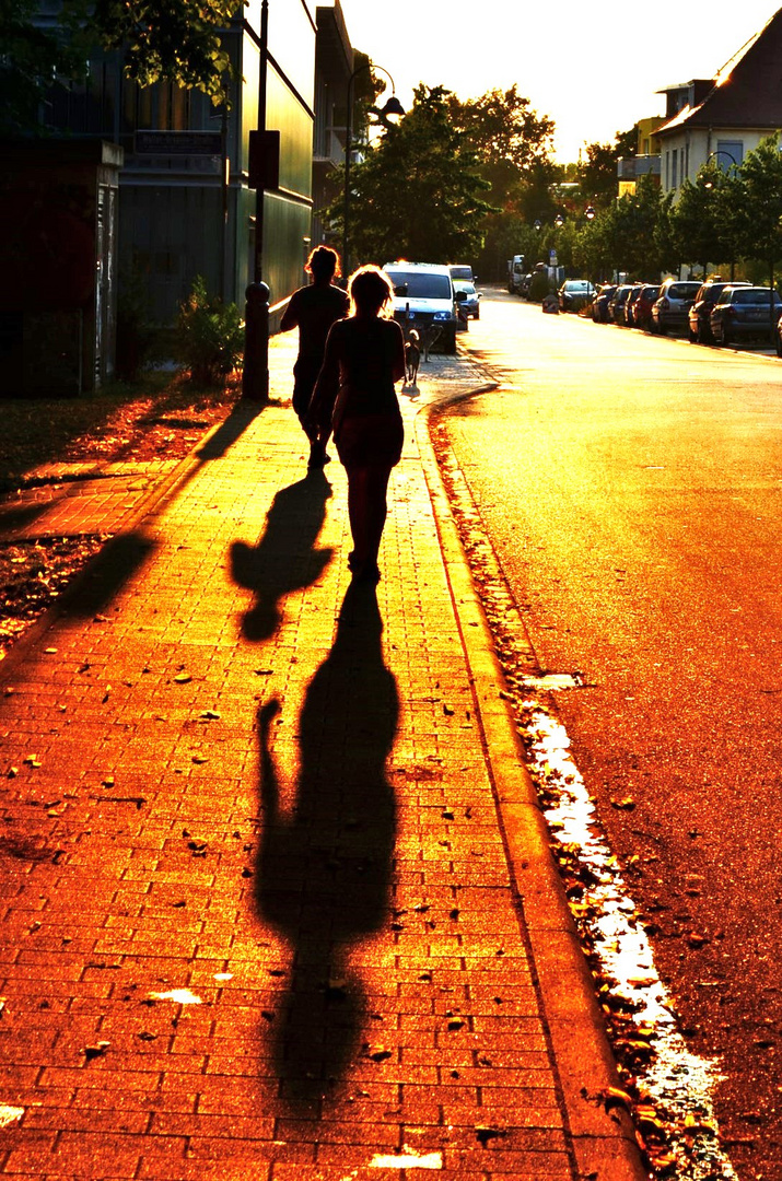 Drehe Dich der Sonne zu dann fällt jeglicher Schatten hinter Dich