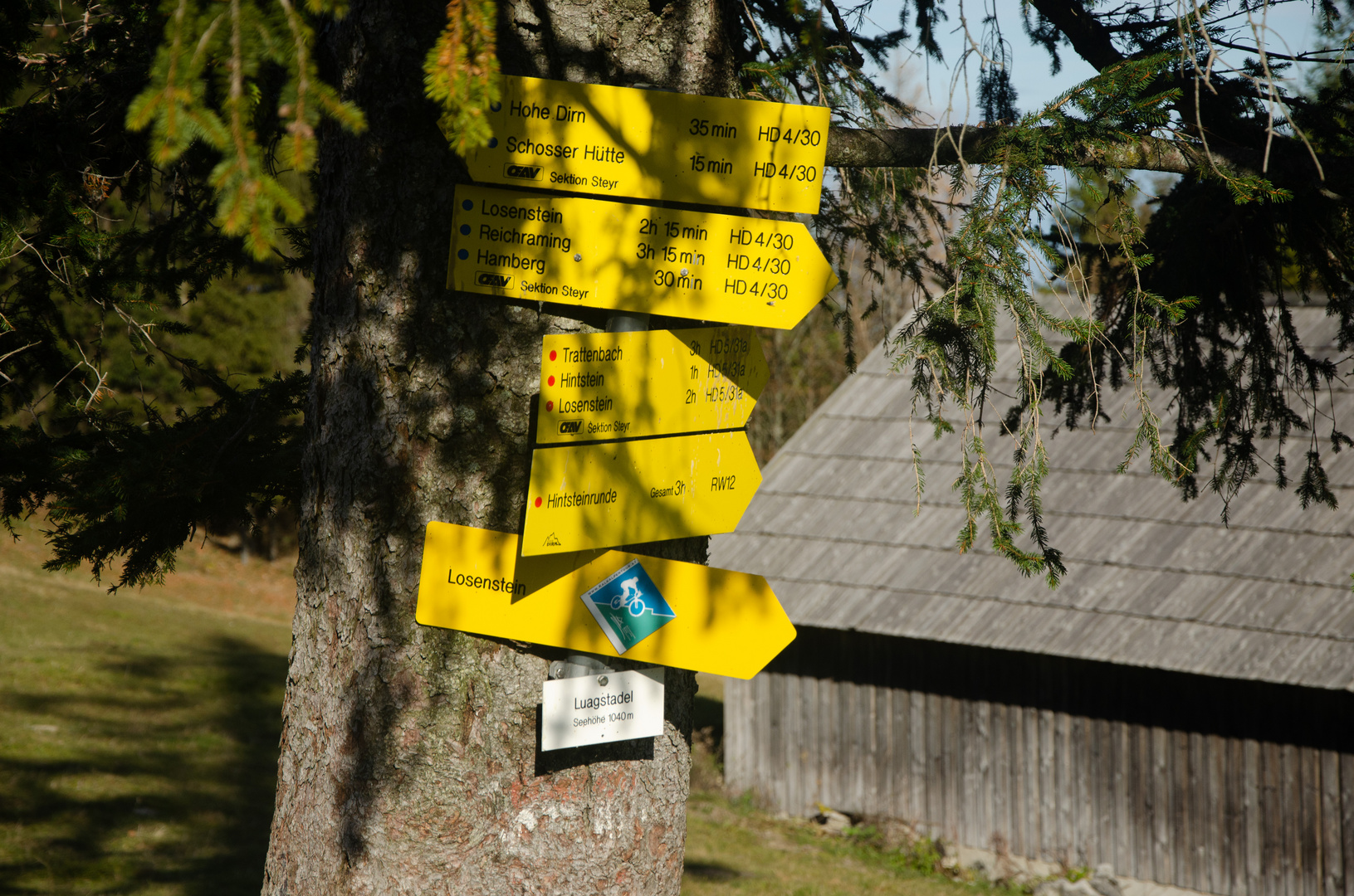 Drehscheibe in den Voralpen