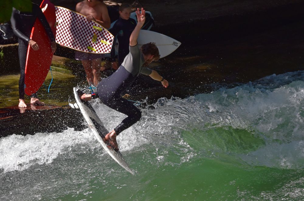 Drehsprung am Eisbach - Rufus Amend