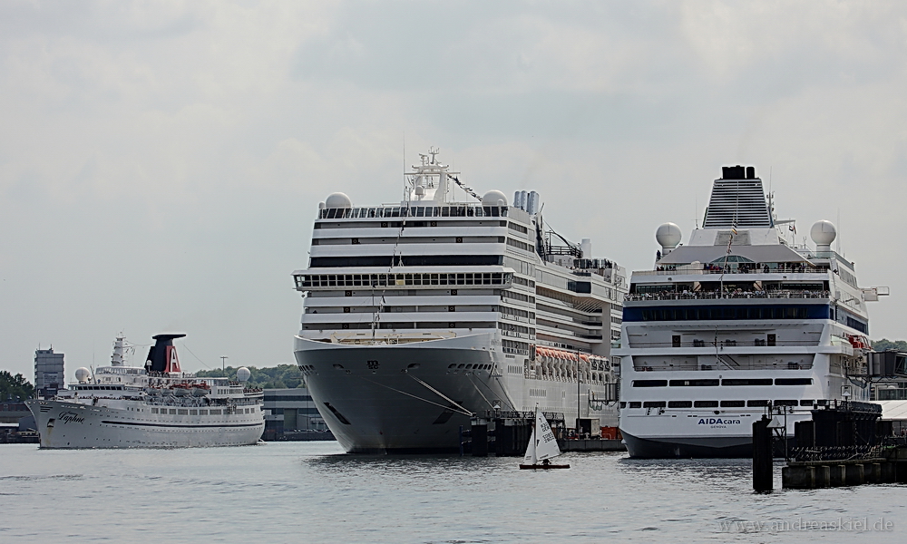 Drei auf einen Streich in Kiel