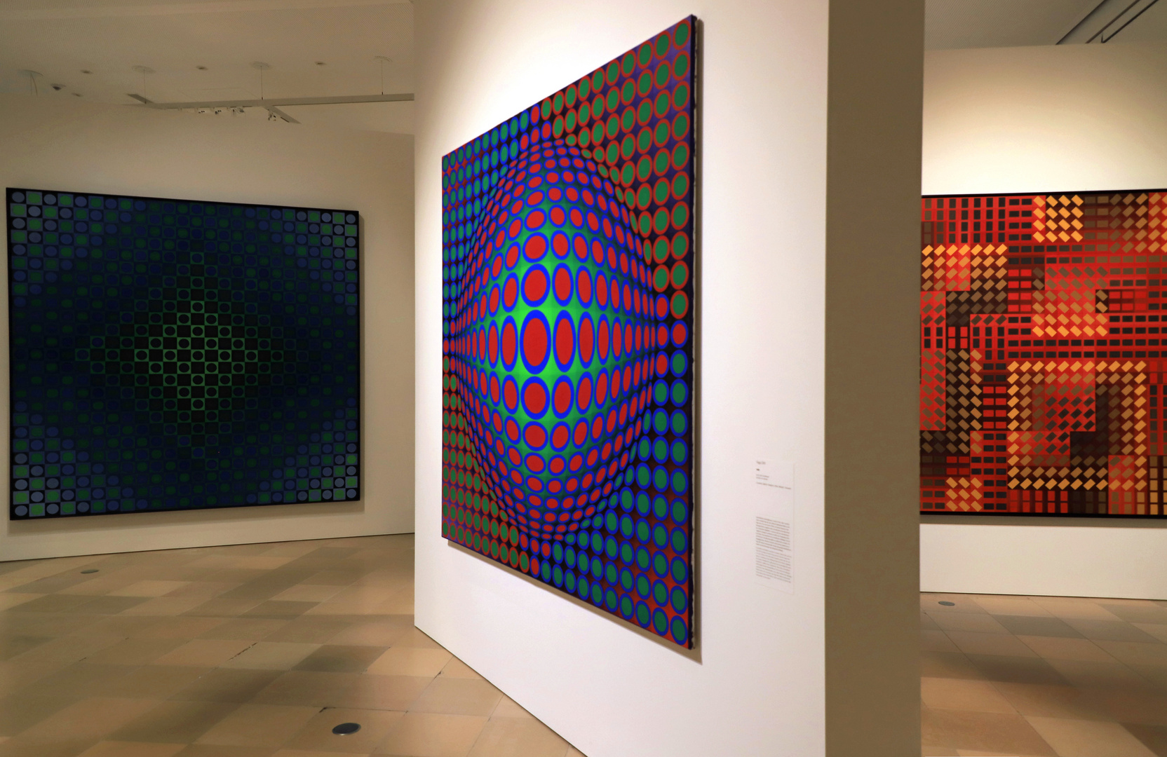 drei bilder von vasarely