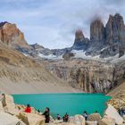 Drei blaue Zinnen des Torres del Paine NP