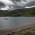 Drei Boote im Loch Broom