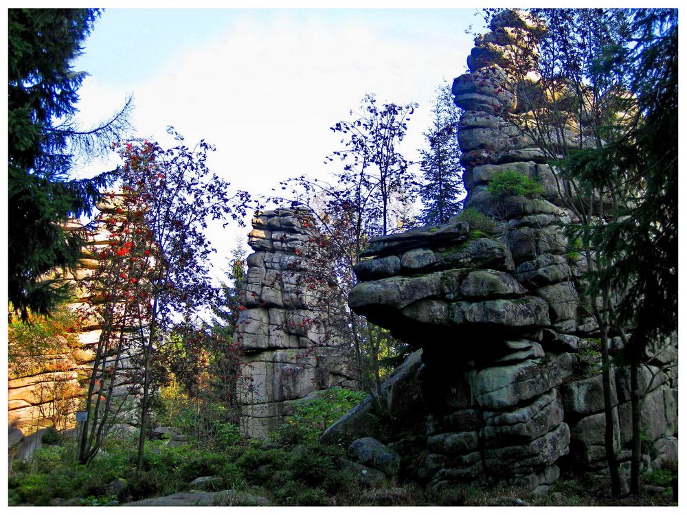 Drei Brüder-Felsen im Fichtelgebirge