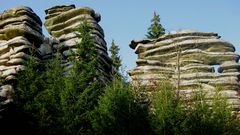 Drei Brüder-Felsen im Fichtelgebirge