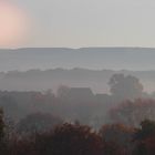 Drei Ebenen- Lippeauen im Nebel