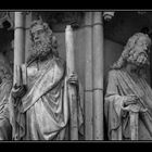 Drei Evangelisten am Regensburger Dom - warten auf den vierten?