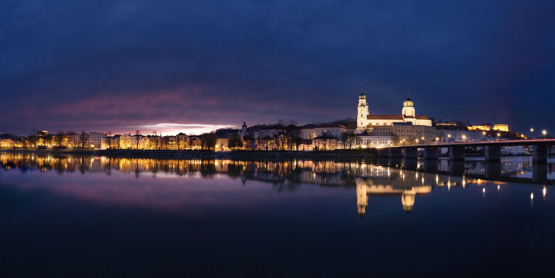 Drei-Flüsse-Stadt Passau Panorama