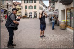 Drei Fotofreunde in Schaffhausen