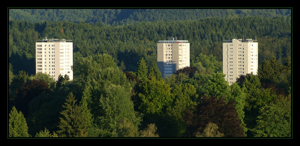 drei Häuslein stehn im Walde