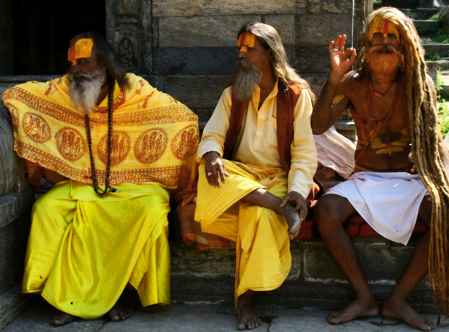 Drei Heilige Sadhus