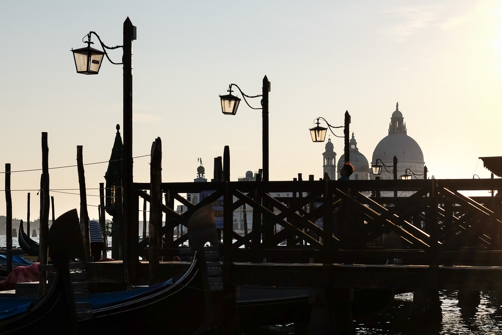 Drei Laternen und Santa Maria della Salute