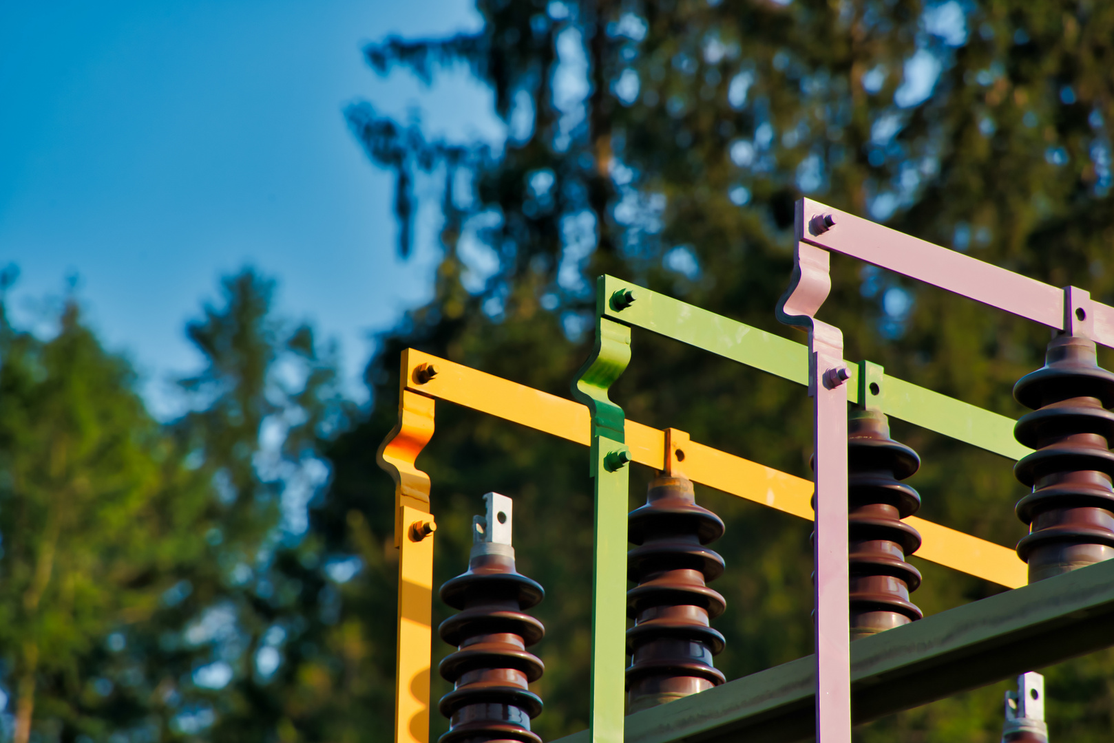 Drei Phasen Foto & Bild strom, motive, industriefotografie Bilder auf