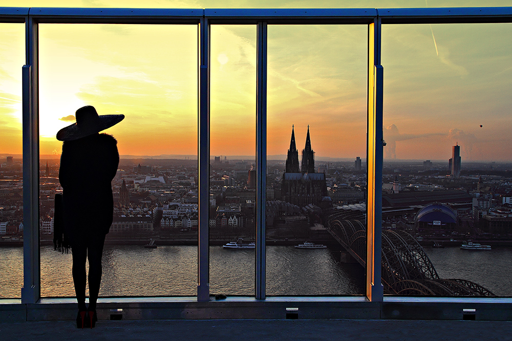 Drei Schönheiten in Köln