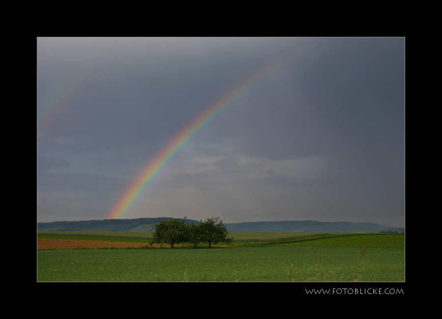 Drei unterm Regenbogen