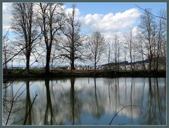 "Drei Weieren" mit Blick auf den gegenüber liegenden Rosenberg