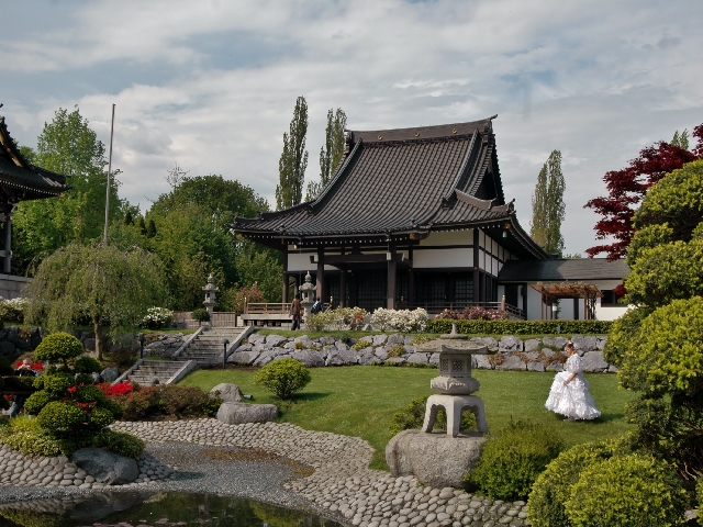 Drei Wunsche Fee Im Japanischen Garten In Dusseldorf Foto Bild