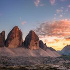 Drei Zinnen Alpenglühen