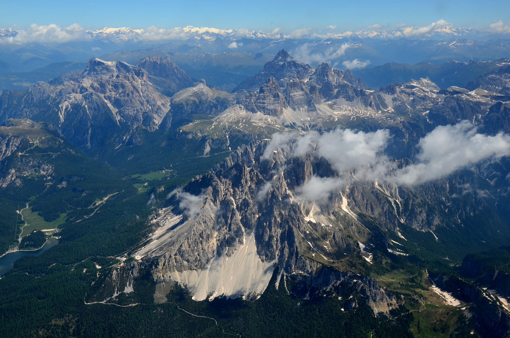 Drei Zinnen, Cadini-Spitzen, Paternkofel, Dreischusterspitze, Lago di Misurina