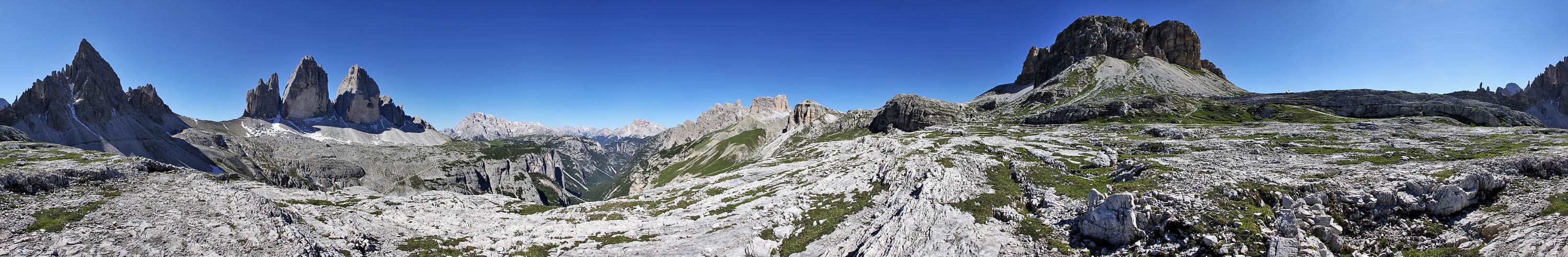 Drei Zinnen (Dolomiten) und 360 Grad