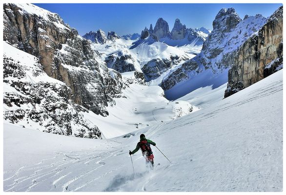 Drei Zinnen im Blick