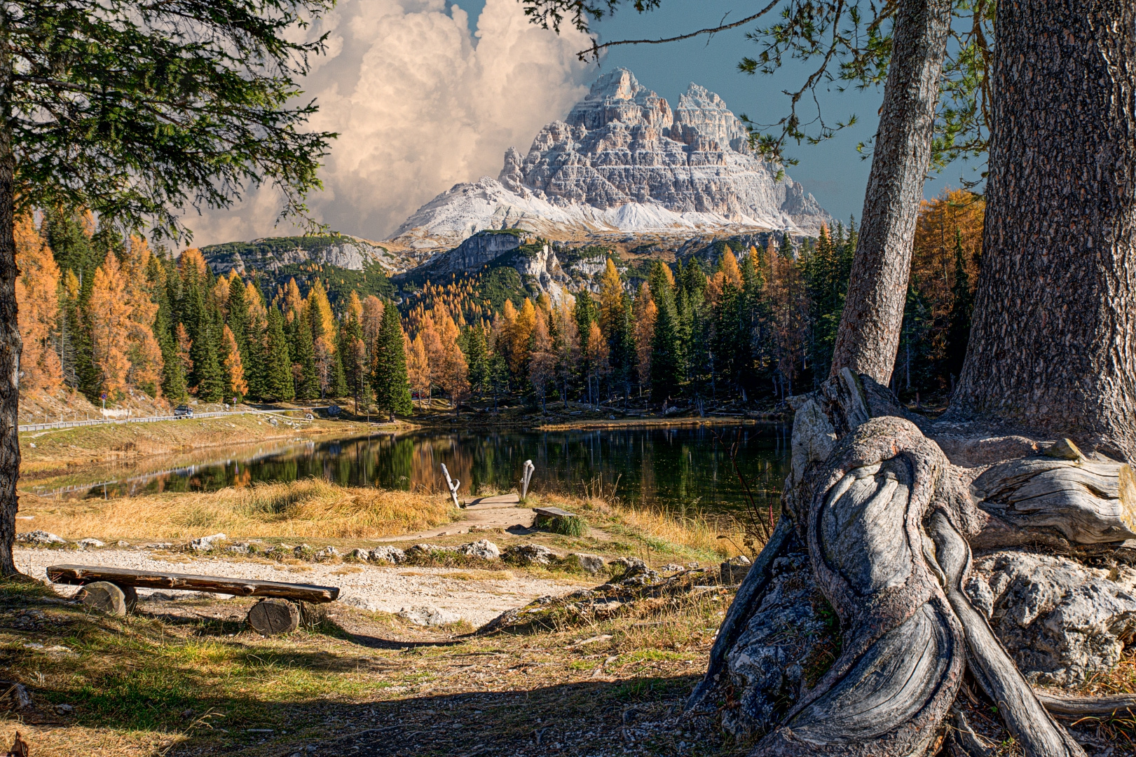 Drei Zinnen im  Herbst