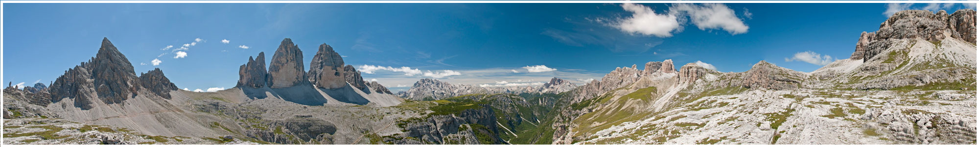 Drei-Zinnen Rundblick 180 Grad