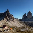 Drei Zinnen und eine Hütte (Pano)