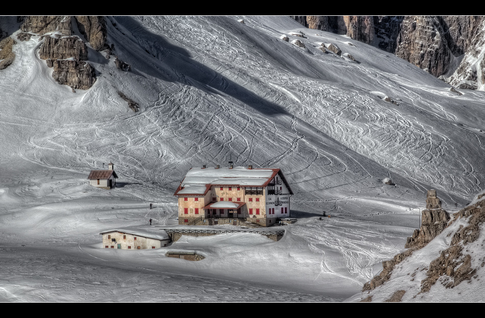 Drei Zinnenhütte eisgekühlt