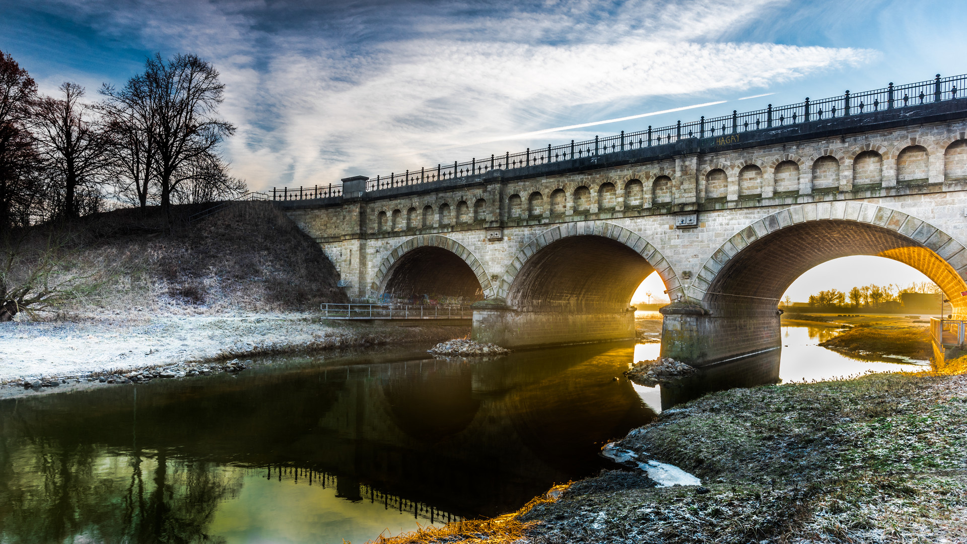 Dreibogenbrücke Olfen