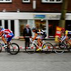 Dreier Gruppe beim Radrennen in Volksdorf (Hamburg)