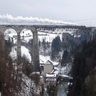 Dreifachdampf auf dem Sitterviadukt