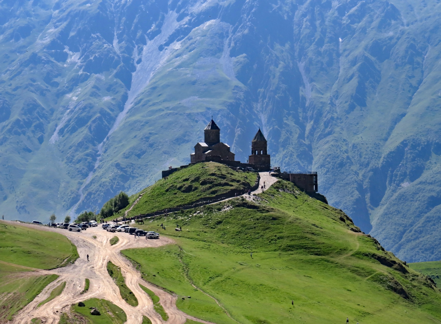 Dreifaltigkeitskirche Gergeti, Stepanzminda, Georgien