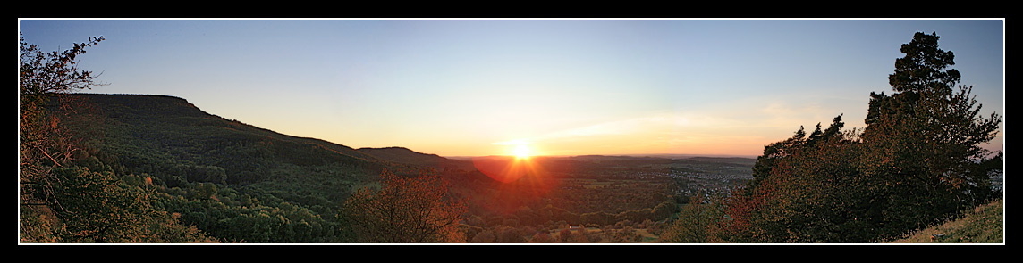 Dreifürstenstein bei Sunset...