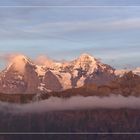 Dreigestirn in Begleitung vom Schreckhorn