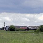 Dreigeteiltes Landschaftsbild