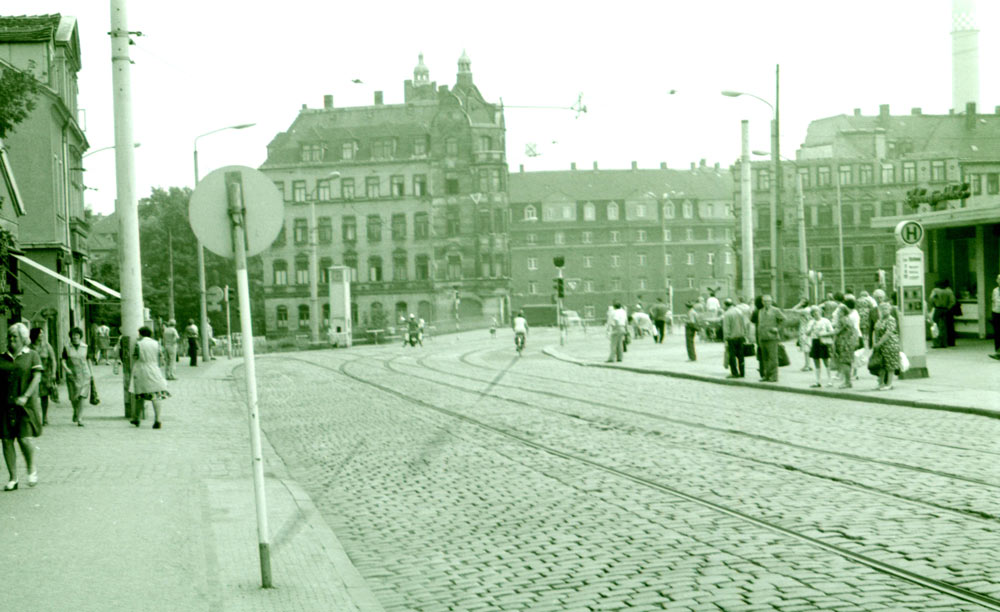 Dreikaiserhof 1976 in Dresden