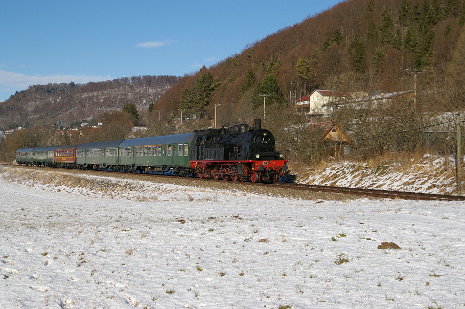 Dreikönigsdampf auf der Zollernbahn mit 78 468 (2)