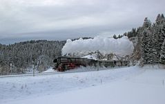 Dreikönigsdampf im Schnee