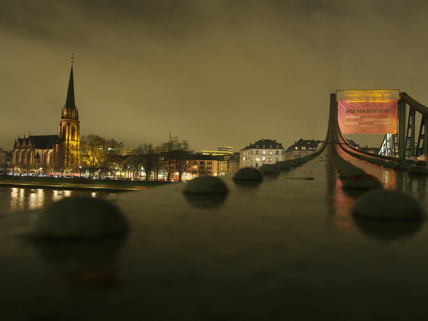 Dreikönigskirche und Eiserner Steg