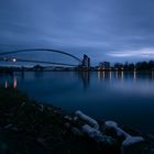 Dreiländerbrücke in der blauen Stunde