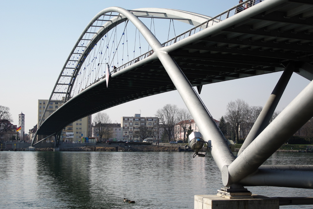 Dreiländerbrücke / Passerelle des Trois Pays