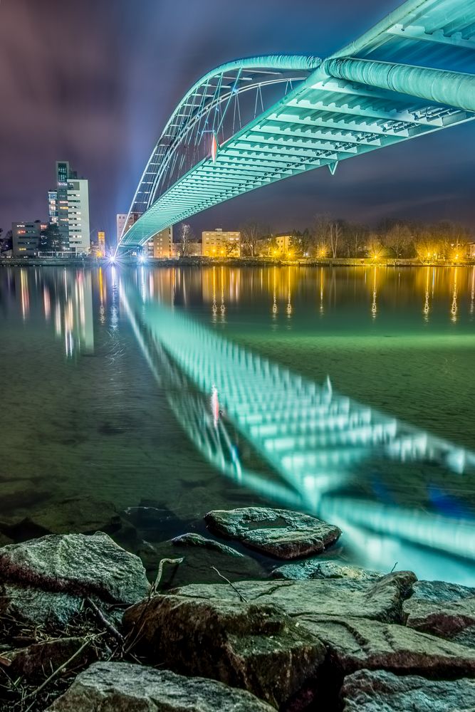 Dreiländerbrücke Weil am Rhein Foto & Bild deutschland