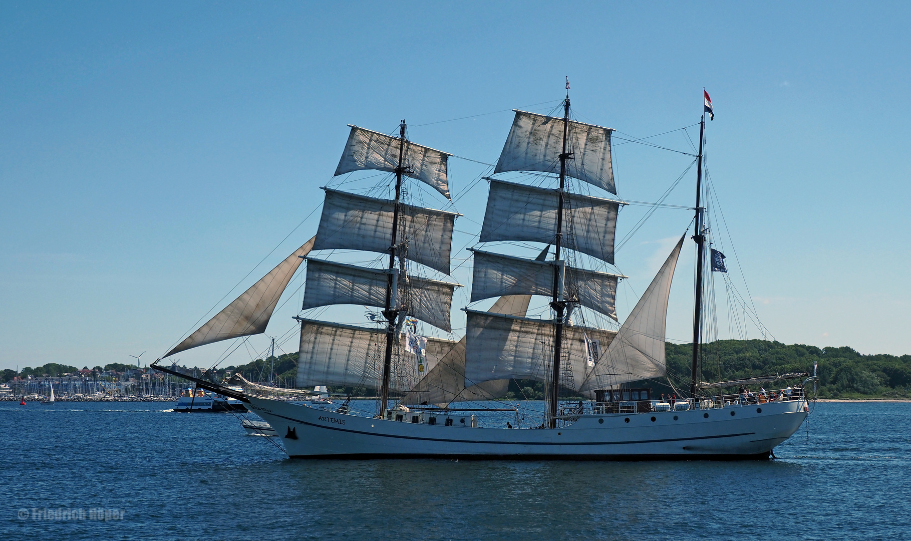 Dreimastbark Artemis auf der Kieler Woche